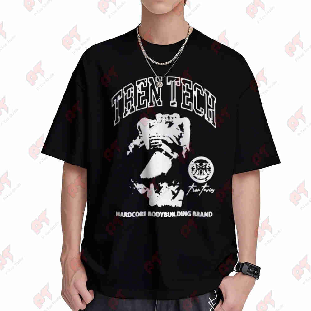 Streetwear Gym Brand - Футболка Tren Tech Heavycore Bodybuilding Hardcore