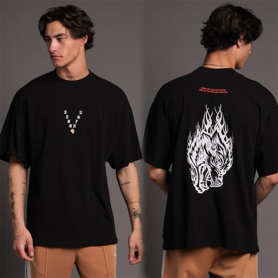 Streetwear Gym Brand - Классическая футболка с логотипом в виде