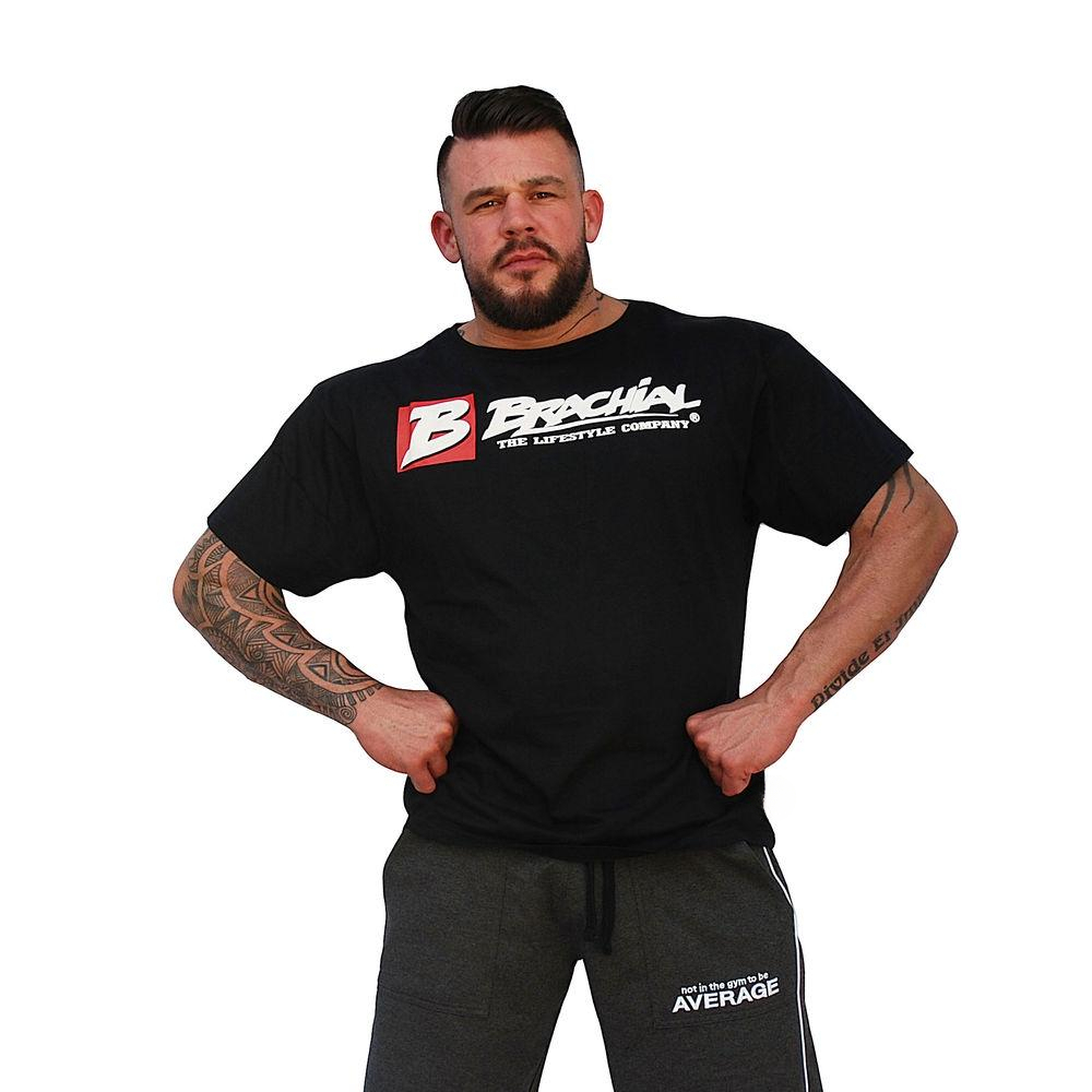 Streetwear Gym Brand - Черная стильная белая футболка с графическим