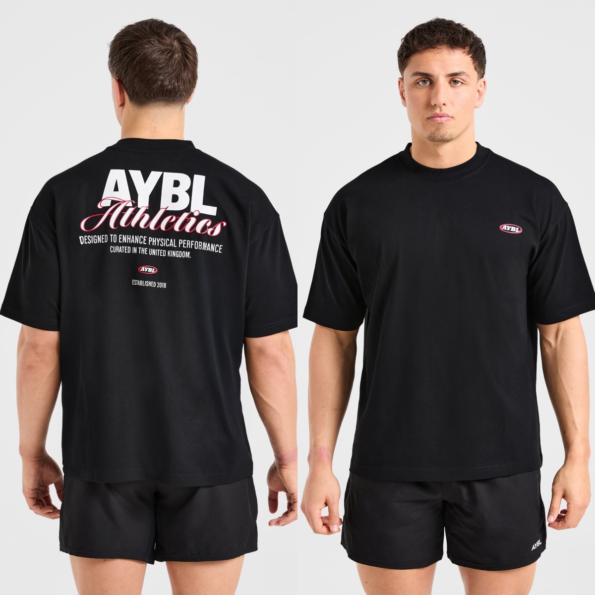 Streetwear Gym Brand - Футболка оверсайз с графическим принтом Athletics